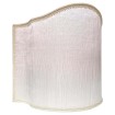 Venetian Lampshade Crinkled Satin Rubelli Fabric Ivory Canalgrande Pattern