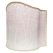 Venetian Lampshade Crinkled Satin Rubelli Fabric Ivory Canalgrande Pattern