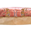 Handmade Decorative Pillow Made With Luigi Bevilacqua Antique Pink Silk Heddle Velvet Torcello Pattern