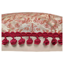 Handmade Decorative Pillow Made With Fortuny Fabric – Rust & Gold Richelieu Pattern