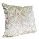 Handmade Decorative Pillow Made With Luigi Bevilacqua Velvet Baltico Palmyra Pattern