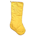Luxury Christmas Stocking Fortuny Fabric Green & Silvery Gold Olimpia Pattern