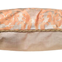 Handmade Decorative Pillow Made With Fortuny Fabric – Persimmon & Gold Farnese Pattern