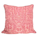 Handmade Decorative Pillow Made With Fortuny Fabric – Sevres Red Museum Texture