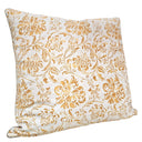 Handmade Decorative Pillow Made With Fortuny Fabric – Yellow and White Cimarosa Pattern