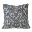 Handmade Decorative Pillow Made With Fortuny Fabric – Bistro Monotones Sevres Pattern