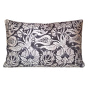 Handmade Decorative Pillow Made With Fortuny Fabric – Black & Silver Melagrana Pattern