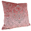 Handmade Decorative Pillow Made With Luigi Bevilacqua Antique Pink Velvet Da Vinci Pattern