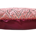 Handmade Decorative Pillow Made With Luigi Bevilacqua Antique Pink Velvet Da Vinci Pattern