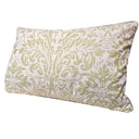 Handmade Decorative Pillow Made With Fortuny Fabric – Bayou-lime Green & Beige Sevres Pattern