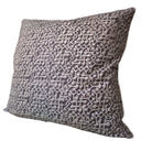Handmade Decorative Pillow Made With Fortuny Fabric – Black & Silver Rabat Pattern