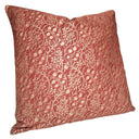 Handmade Decorative Pillow Made With Fortuny Fabric – Deep Burgundy & Gold Granada Pattern