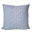 Handmade Decorative Pillow Made With Fortuny Fabric – Palace Blue & Silvery Gold Rabat Pattern