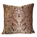 Handmade Decorative Pillow Made With Rubelli Tebaldo Brown & Gold Silk Brocatelle Fabric