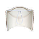 Wall Sconce Clip-On Shield Shade Fortuny Farnese in Blue-Green and Silvery Gold