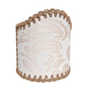 Wall Sconce Clip-On Lampshade Fortuny Fabric No Color Sevigne Pattern