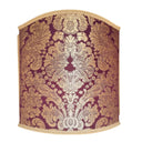 Handmade Venetian Lampshade - Rubelli Silk Brocatelle Fabric Tebaldo Amethyst Pattern