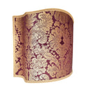 Handmade Venetian Lampshade - Rubelli Silk Brocatelle Fabric Tebaldo Amethyst Pattern