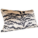 Handmade Decorative Pillow Made With Luigi Bevilacqua Sand Velvet Tigre Pattern