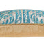 Handmade Decorative Pillow Made With Fortuny Fabric – Blue-Green & Silvery Gold Farnese Pattern