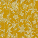 Jupe de Sapin de Noël Fait Main en Tissu Jacquard de Soie Rubelli Les Indes Galantes Rouge Cardinal et Or