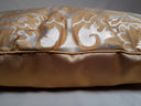 Handmade Decorative Pillow Made With Fortuny Fabric – Gold Museum Caravaggio Pattern