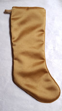 Luxury Christmas Stocking Fortuny Fabric Blue & Silvery Gold Veronese Pattern
