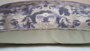 Handmade Decorative Pillow Made With Fortuny Fabric – Grey & Silvery Gold Corone Pattern