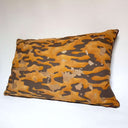 Handmade Decorative Pillow Made With Fortuny Fabric – Camo Isole Pattern Tiger Texture