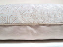 Handmade Decorative Pillow Made With Fortuny Fabric – Platinum Monotones Moresco Pattern