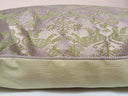 Handmade Decorative Pillow Made With Fortuny Fabric – Bayou Green & Gold Richelieu Pattern