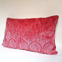 Handmade Decorative Pillow Made With Luigi Bevilacqua Velvet Hibiscus Palmyra Pattern