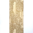 Luxury Table Runner with Pointed Ends And Tassels Silk Lampas Rubelli Fabric Sand Cordoba Pattern