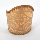 Wall Sconce Clip-On Shield Shade Fortuny Campanelle Apricot Monotones & Silvery Gold