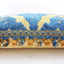 Handmade Decorative Pillow With Tassel Fringe Luigi Bevilacqua Silk Heddle Velvet Indigo Blue Ca  d Oro Pattern