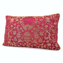 Cardinal & Gold Silk Jacquard Les Indes Galantes Rubelli Fabric - Handmade Decorative Pillow