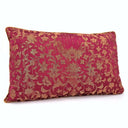 Cardinal & Gold Silk Jacquard Les Indes Galantes Rubelli Fabric - Handmade Decorative Pillow