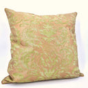 Handmade Decorative Pillow Made With Fortuny Fabric – Bayou Green & Gold Sevigne Pattern