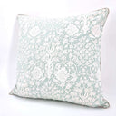 Handmade Decorative Pillow Made With Fortuny Fabric – Aquamarine & White Alberelli Pattern