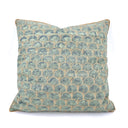 Handmade Decorative Pillow Made With Fortuny Fabric – Arboreto Pattern Pine & Gold Texture