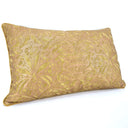 Handmade Decorative Pillow Made With Fortuny Fabric – Seafoam Green & Silvery Gold Campanelle Pattern