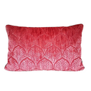Handmade Decorative Pillow Made With Luigi Bevilacqua Velvet Hibiscus Palmyra Pattern
