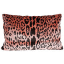 Handmade Decorative Pillow Made With Luigi Bevilacqua Pink Velvet Leopardo Pattern