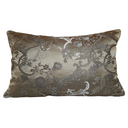 Lime Green Silk Brocade Madama Butterfly Rubelli Fabric - Handmade Decorative Pillow