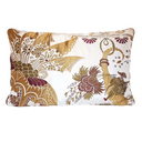 Handmade Decorative Pillow Made With Silk Brocade Rubelli Fabric Gold Pantalon Pattern