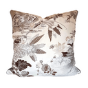 Handmade Decorative Pillow Made With Silk Brocade Rubelli Fabric Silver Pantalon Pattern