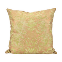 Handmade Decorative Pillow Made With Fortuny Fabric – Bayou Green & Gold Sevigne Pattern