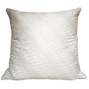 Handmade Decorative Pillow Made With Fortuny Fabric – Ivory & Gold Onde Pattern