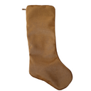 Luxury Christmas Stocking Aqua Bleu Silk Brocade Rubelli Fabric Madama Butterfly Pattern