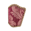 Wall Sconce Venetian Clip On Shield Shade Rubelli Ruzante Cardinal Silk Damask Fabric